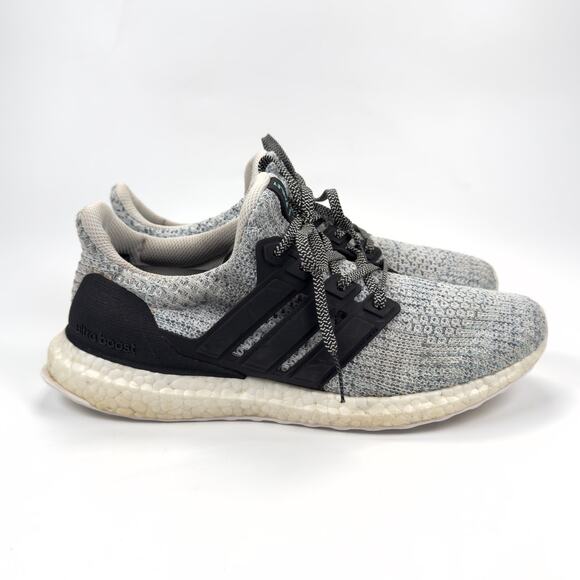 Adidas Women's Gray Black Parley x UltraBoost 4.0 Running Shoes Size 8.5 - Picture 2 of 8